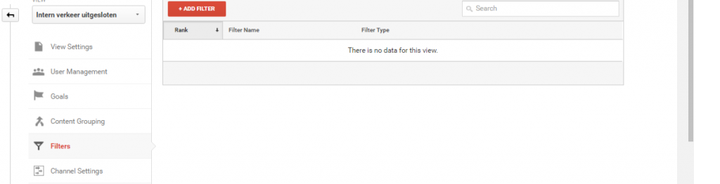 Google Analytics installeren filter aanmaken
